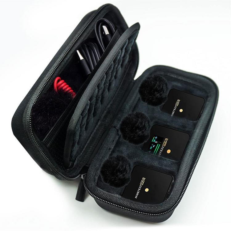 Hard Travel Case Replacement for Rode Wireless GO II/GO 2 Compact Digital Wireless Lavalier Microphone System Accessories skilful